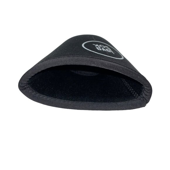 Java Sok Insulated Sleeve Cold Coffee Used Black with White Lettering Reusable S - Picture 3 of 8